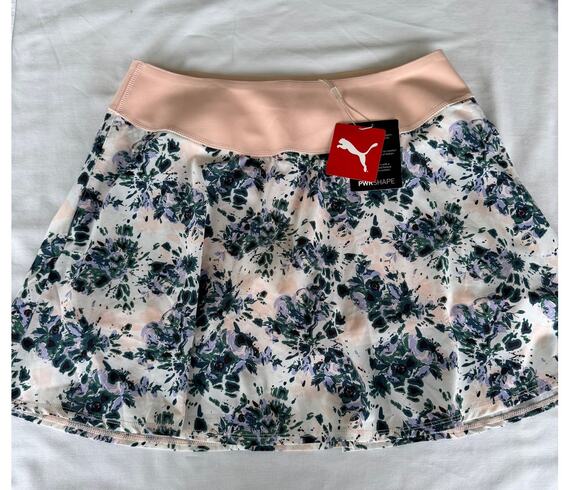 Puma Pants - CountryClub Preppy Quiet Luxury PUMA NWT Floral Golf Tennis Sporty Skort Large